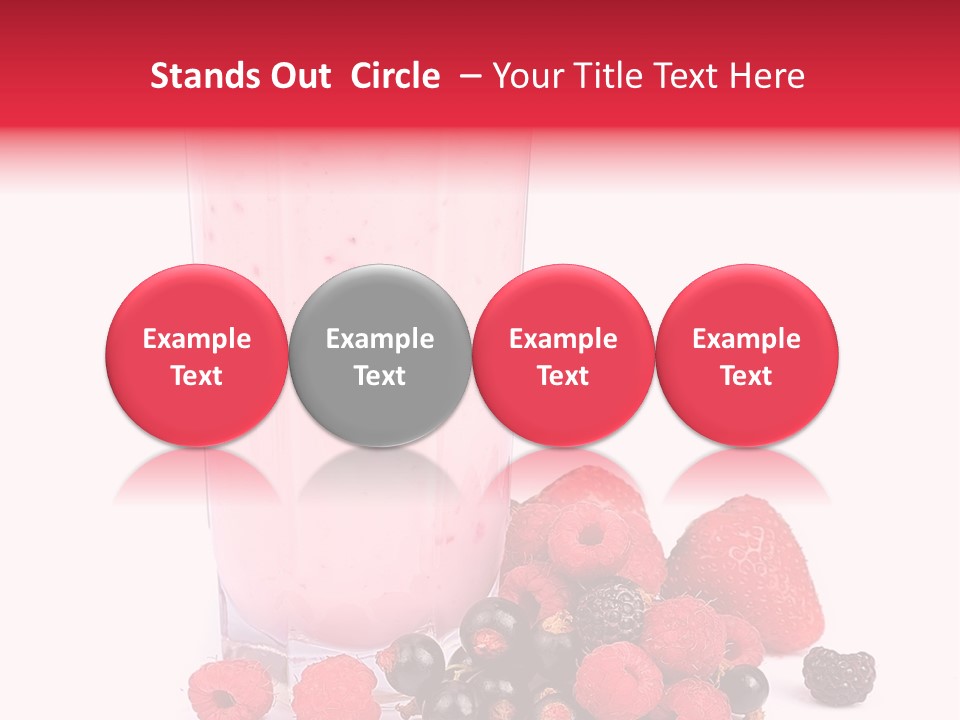 Healthy Smoothie Frappe PowerPoint Template