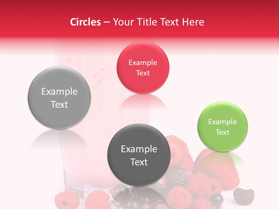 Healthy Smoothie Frappe PowerPoint Template