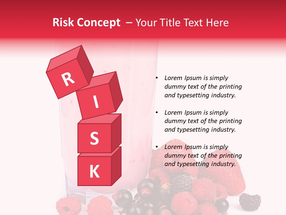 Healthy Smoothie Frappe PowerPoint Template