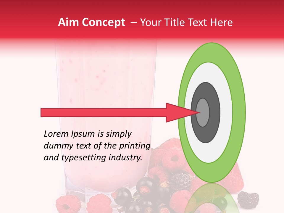 Healthy Smoothie Frappe PowerPoint Template