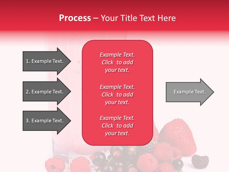 Healthy Smoothie Frappe PowerPoint Template