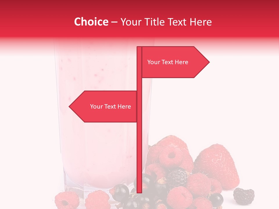 Healthy Smoothie Frappe PowerPoint Template