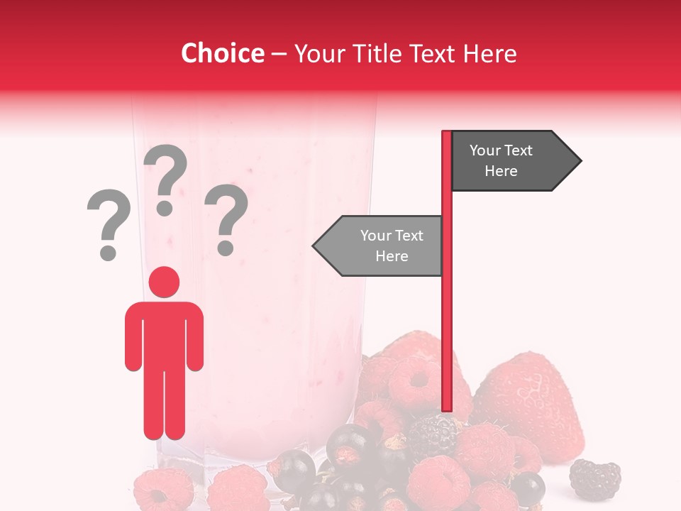 Healthy Smoothie Frappe PowerPoint Template