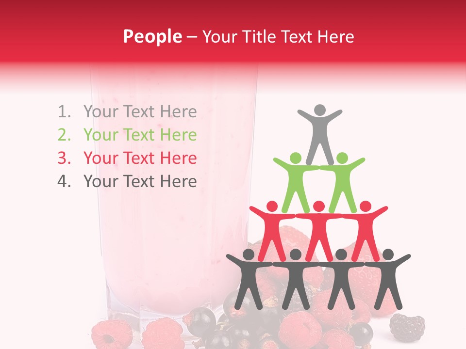 Healthy Smoothie Frappe PowerPoint Template