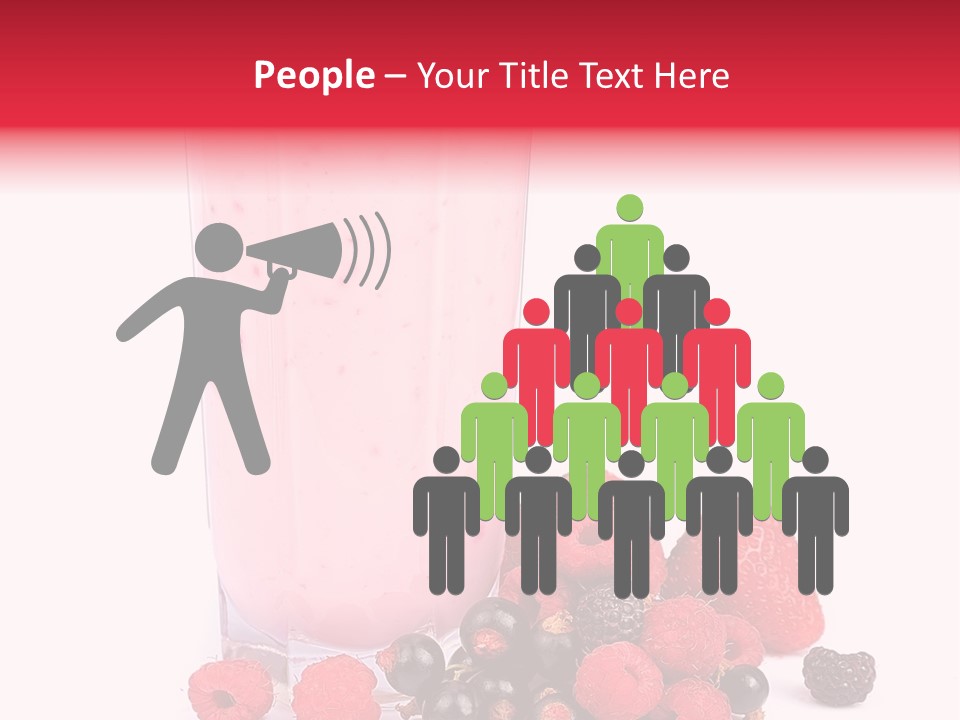 Healthy Smoothie Frappe PowerPoint Template