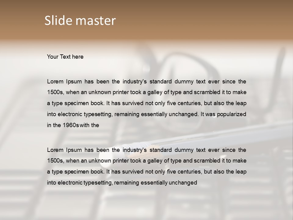 Closeup Education Technology PowerPoint Template