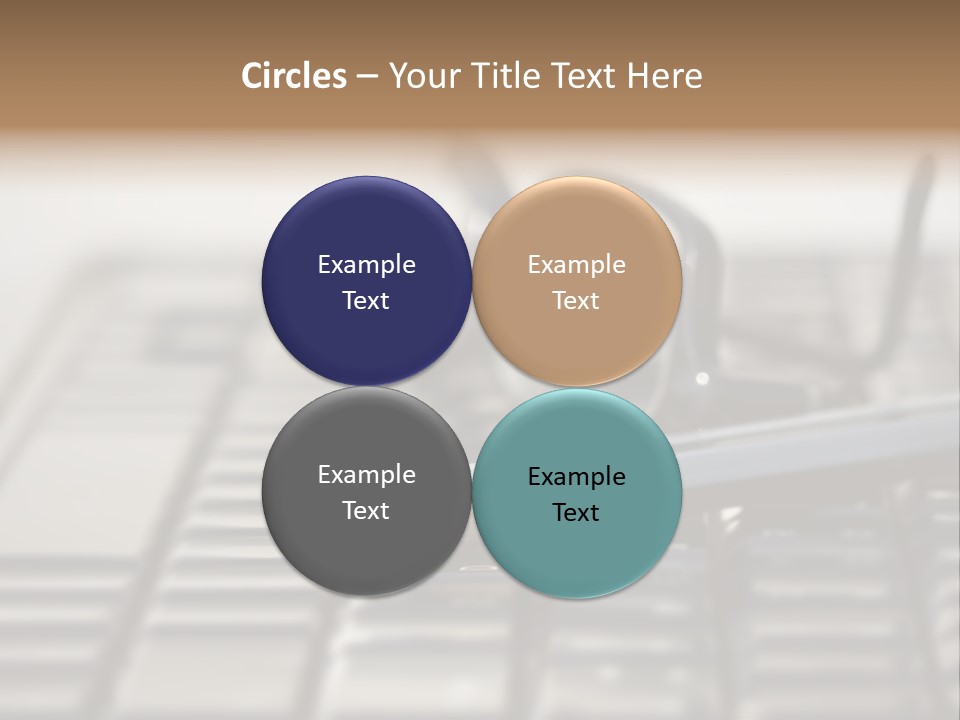 Closeup Education Technology PowerPoint Template