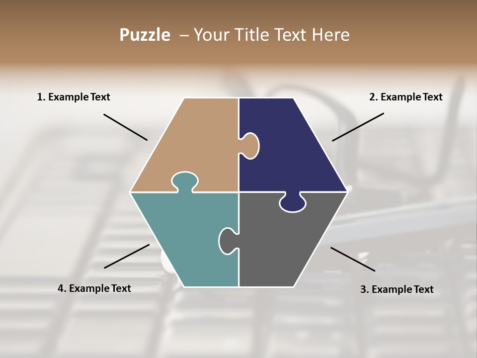 Closeup Education Technology PowerPoint Template