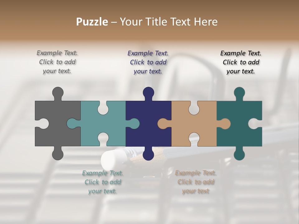 Closeup Education Technology PowerPoint Template
