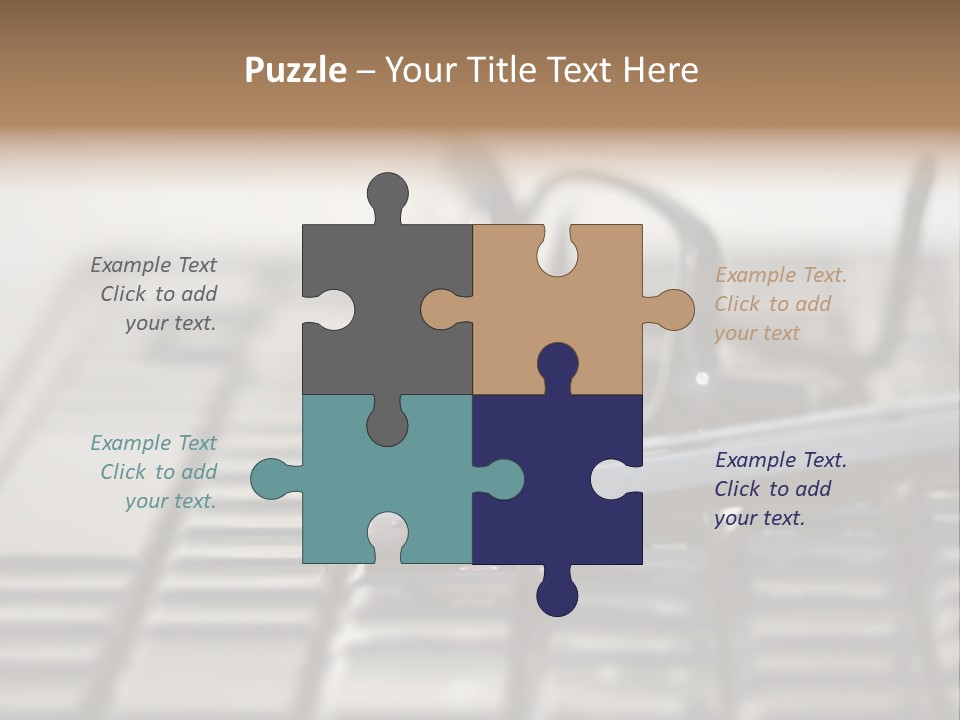 Closeup Education Technology PowerPoint Template