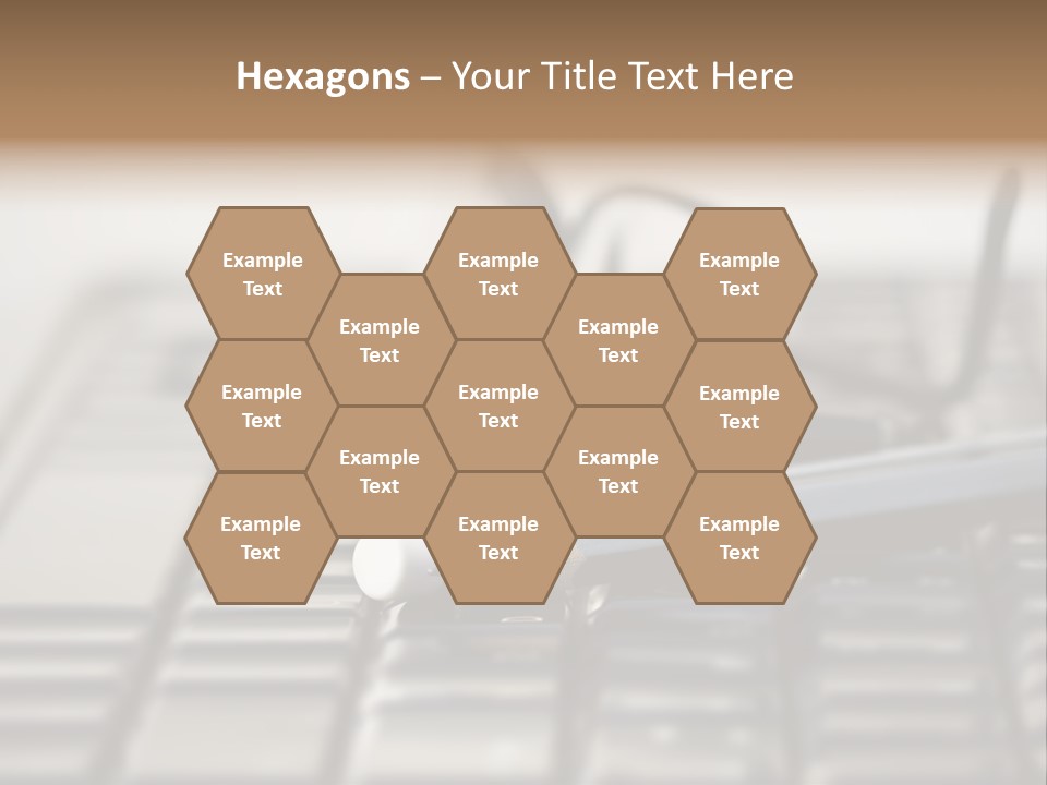 Closeup Education Technology PowerPoint Template