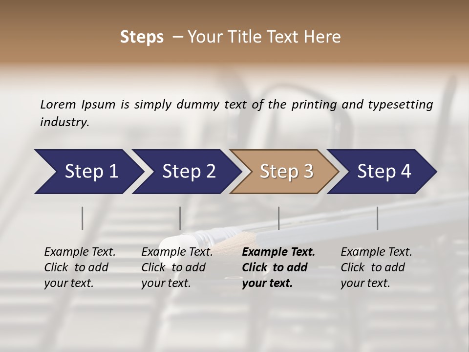 Closeup Education Technology PowerPoint Template