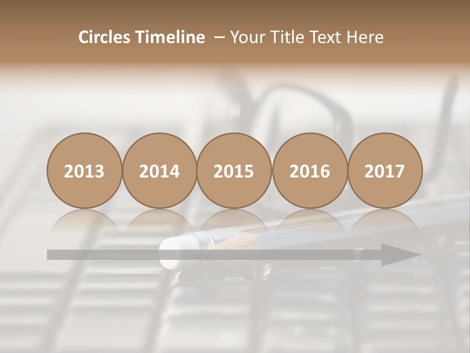 Closeup Education Technology PowerPoint Template