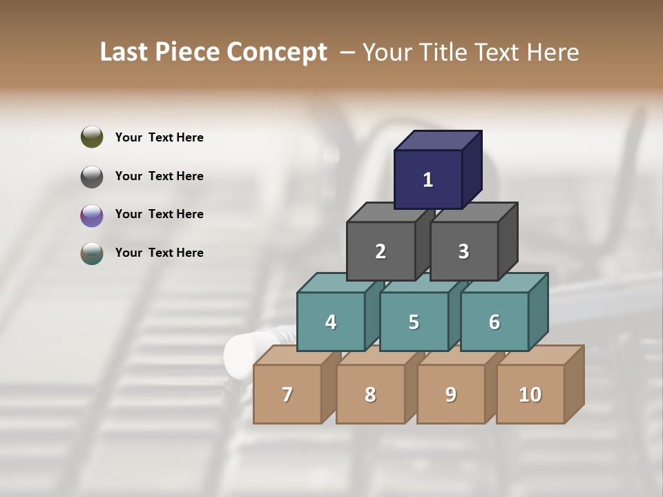 Closeup Education Technology PowerPoint Template