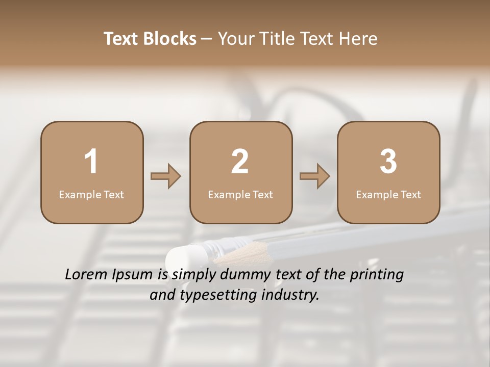 Closeup Education Technology PowerPoint Template