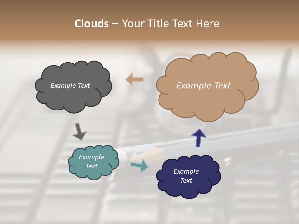 Closeup Education Technology PowerPoint Template