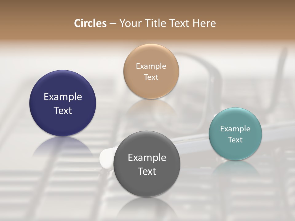 Closeup Education Technology PowerPoint Template
