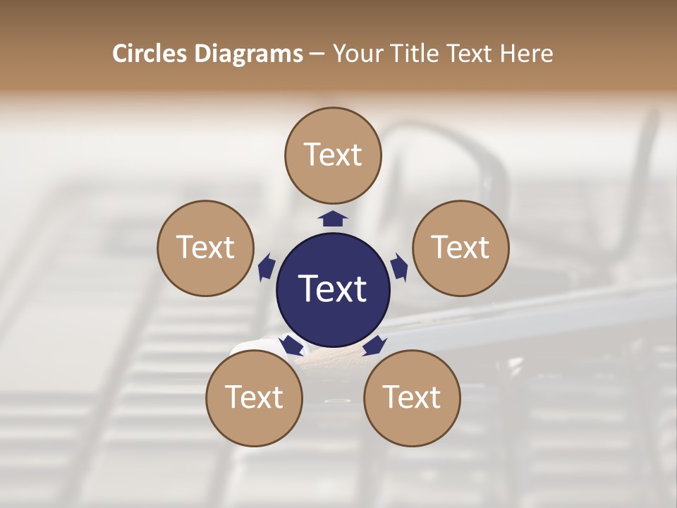 Closeup Education Technology PowerPoint Template