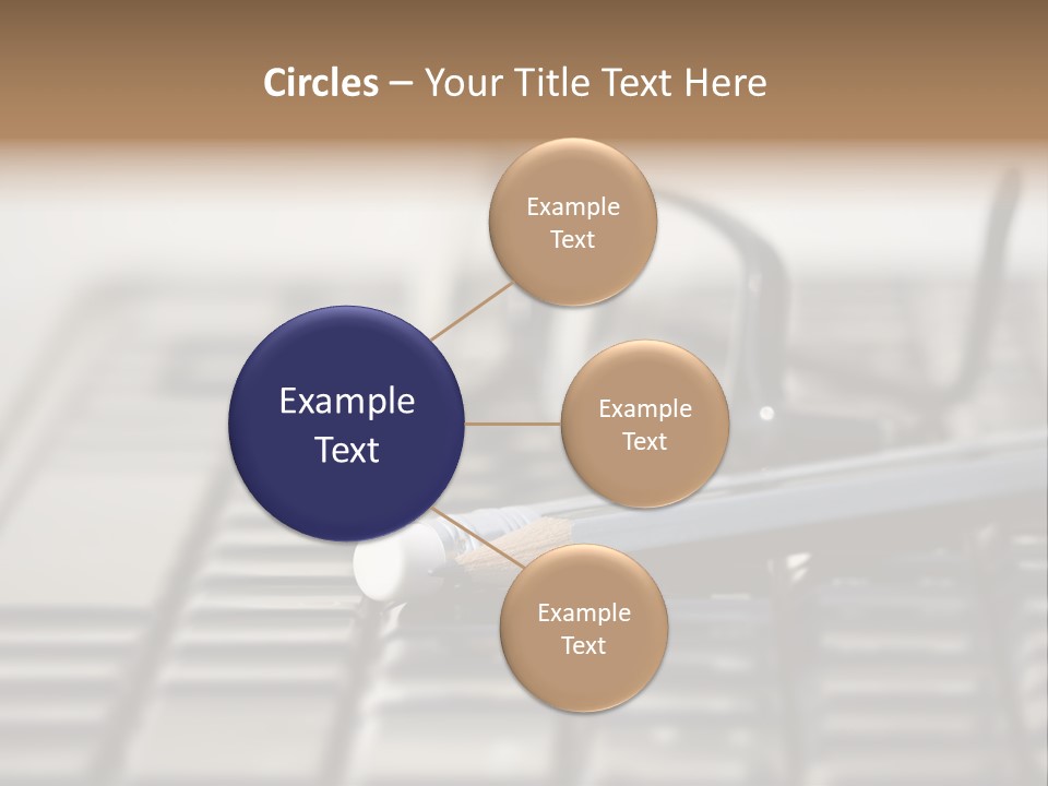 Closeup Education Technology PowerPoint Template