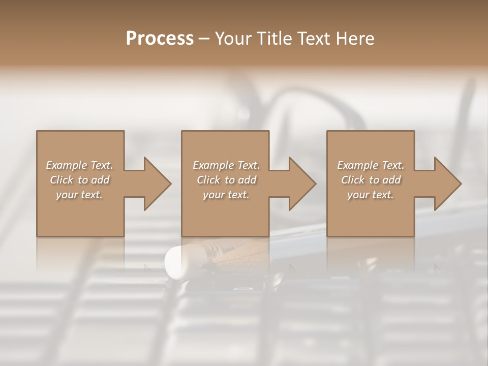 Closeup Education Technology PowerPoint Template