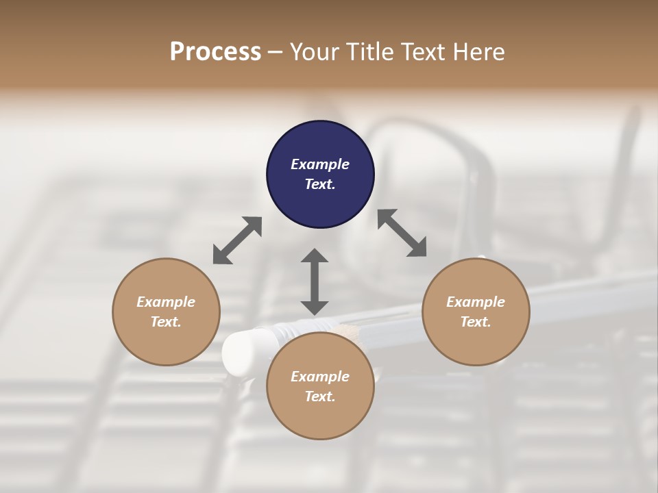 Closeup Education Technology PowerPoint Template
