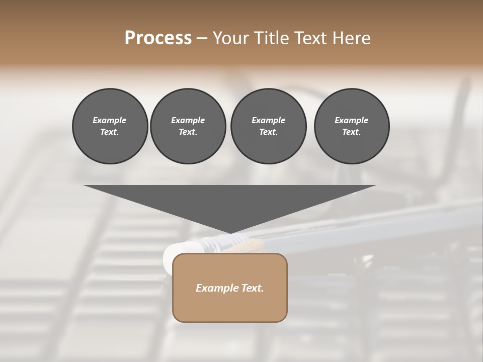 Closeup Education Technology PowerPoint Template