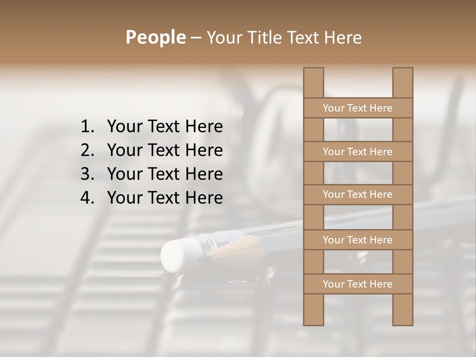 Closeup Education Technology PowerPoint Template