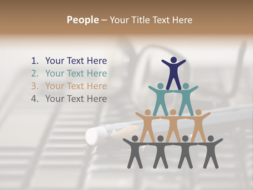 Closeup Education Technology PowerPoint Template