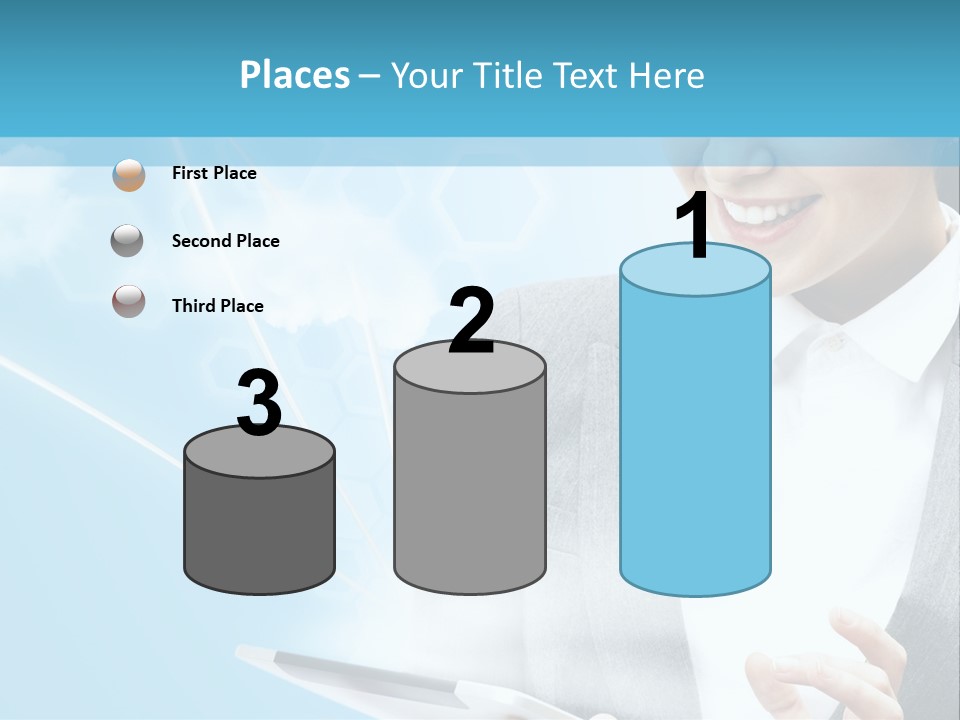 Technology Touchscreen Service PowerPoint Template