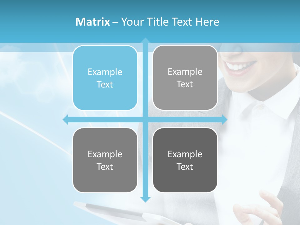 Technology Touchscreen Service PowerPoint Template
