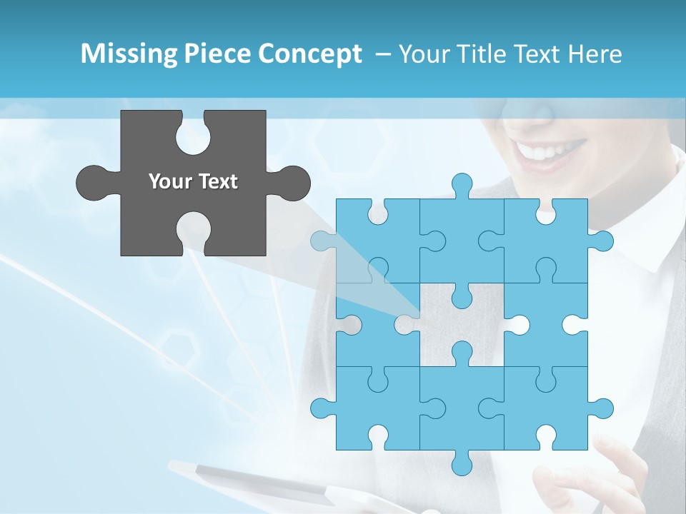 Technology Touchscreen Service PowerPoint Template