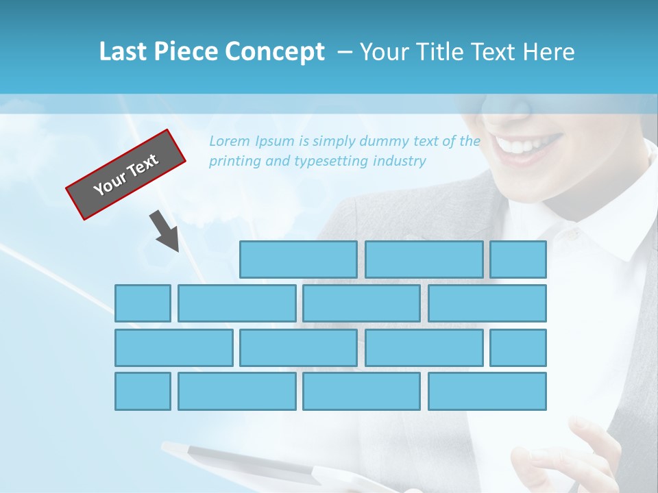 Technology Touchscreen Service PowerPoint Template