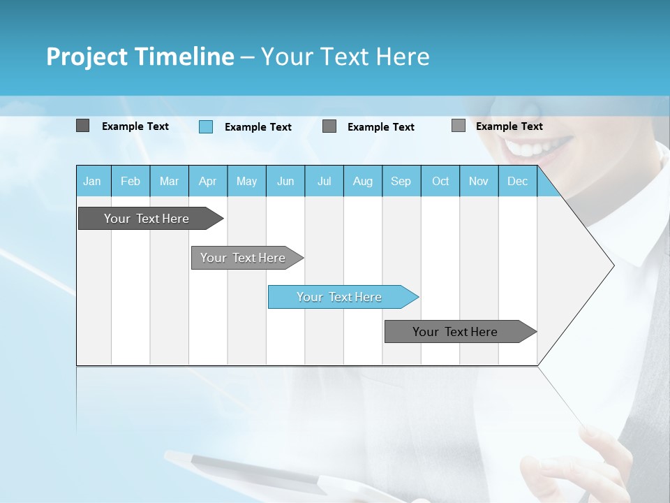 Technology Touchscreen Service PowerPoint Template