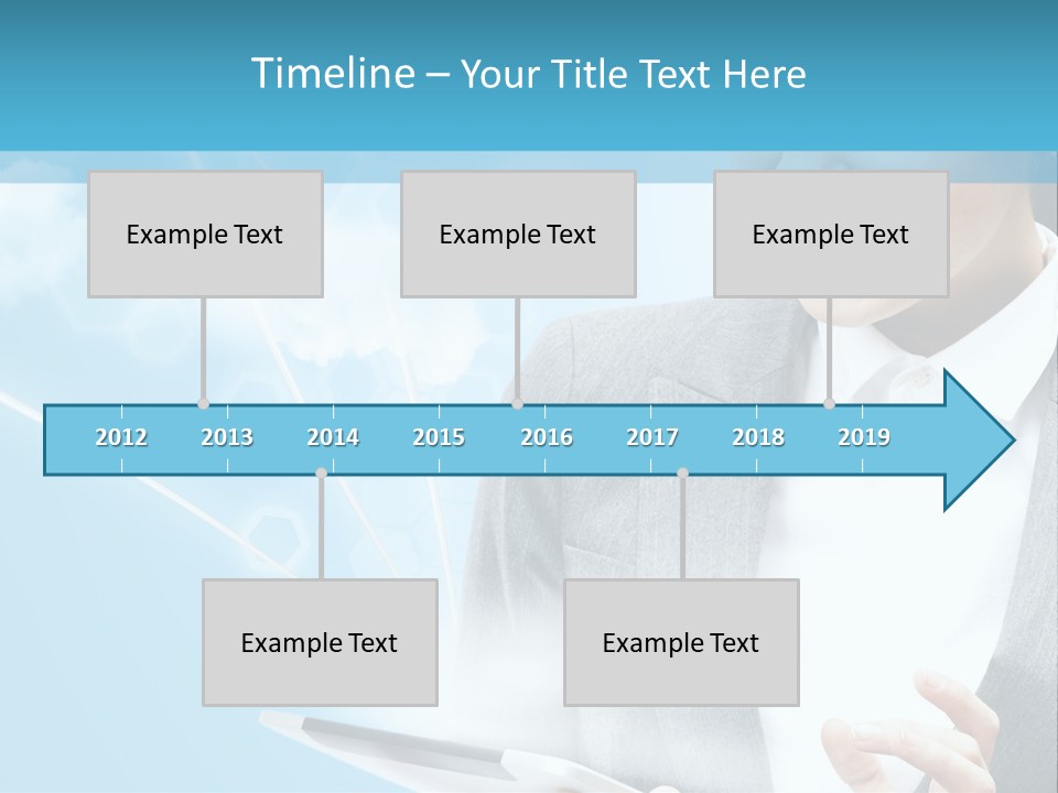 Technology Touchscreen Service PowerPoint Template