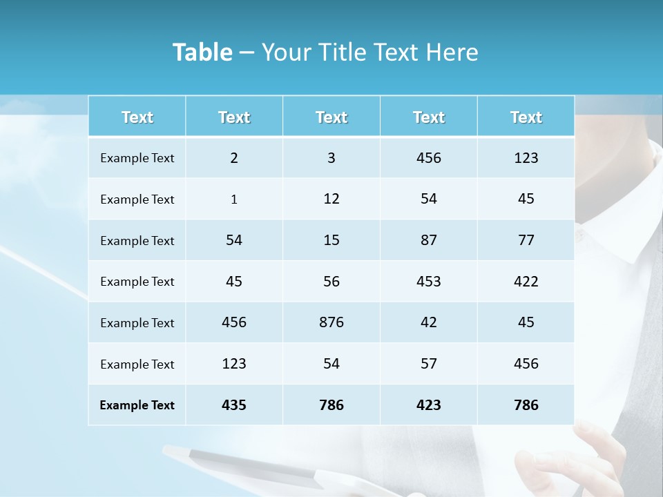 Technology Touchscreen Service PowerPoint Template