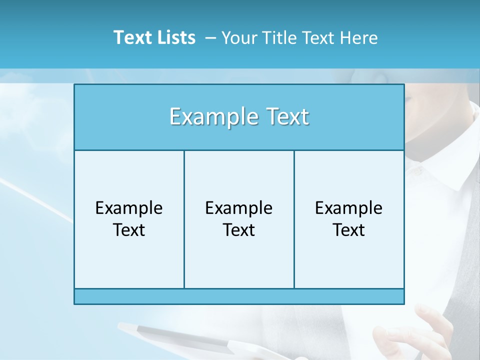 Technology Touchscreen Service PowerPoint Template