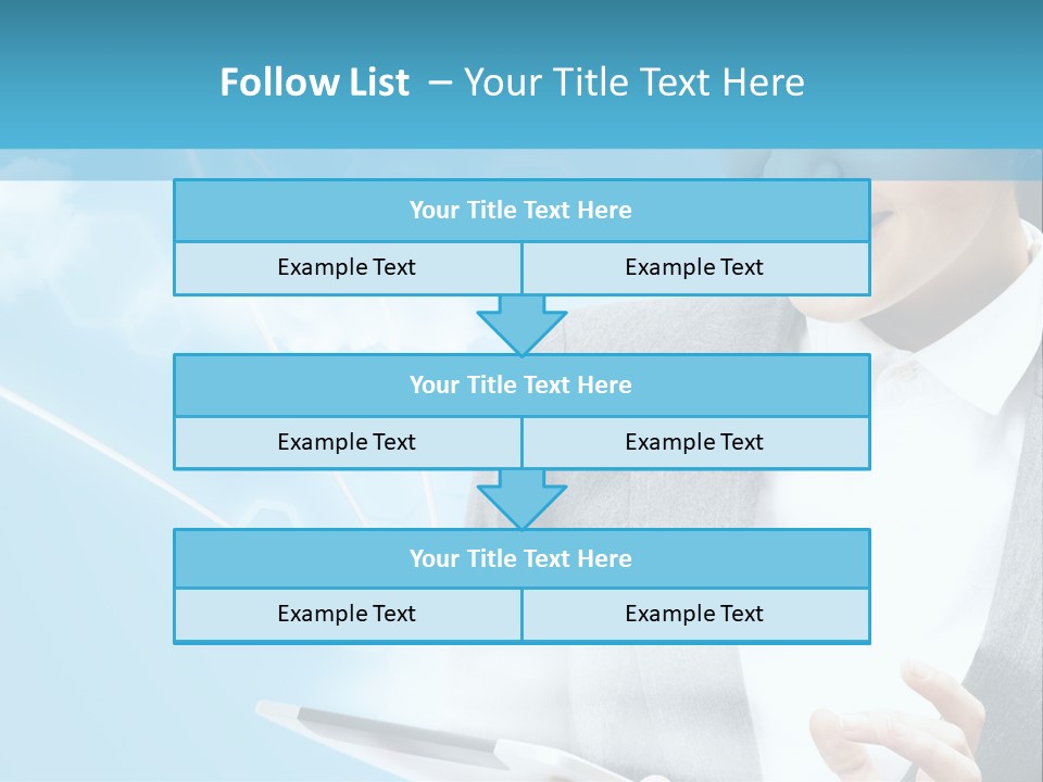 Technology Touchscreen Service PowerPoint Template