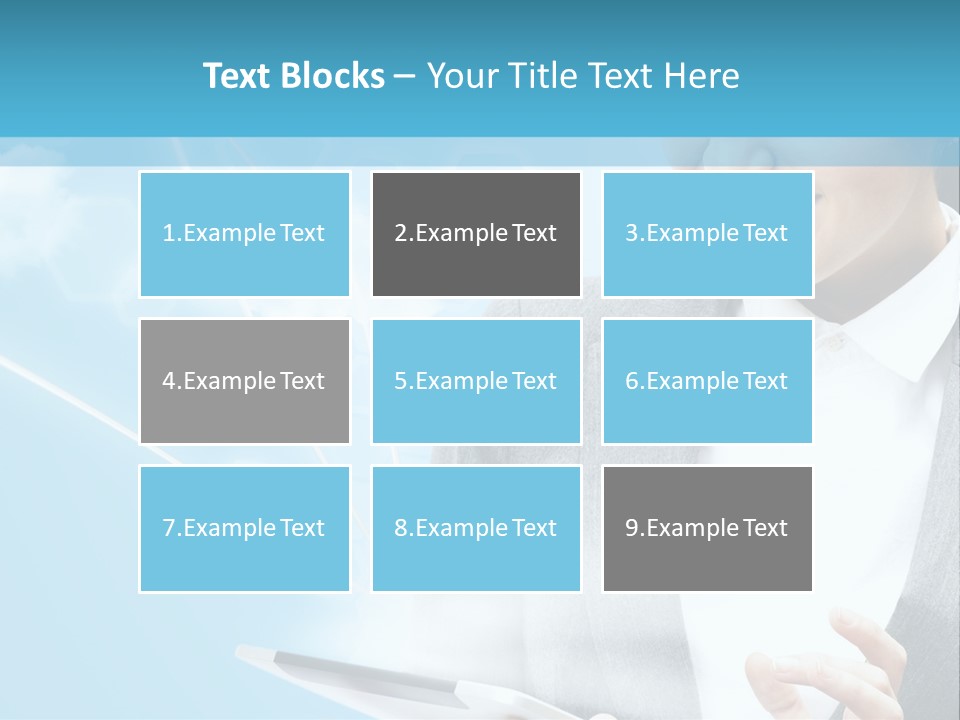 Technology Touchscreen Service PowerPoint Template