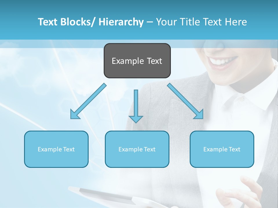 Technology Touchscreen Service PowerPoint Template