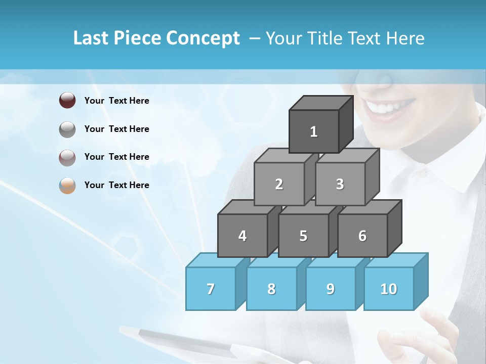 Technology Touchscreen Service PowerPoint Template
