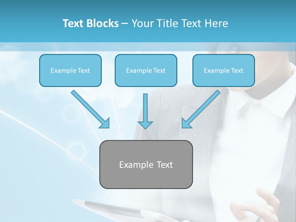 Technology Touchscreen Service PowerPoint Template