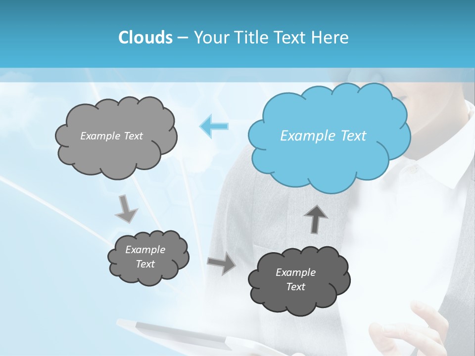Technology Touchscreen Service PowerPoint Template