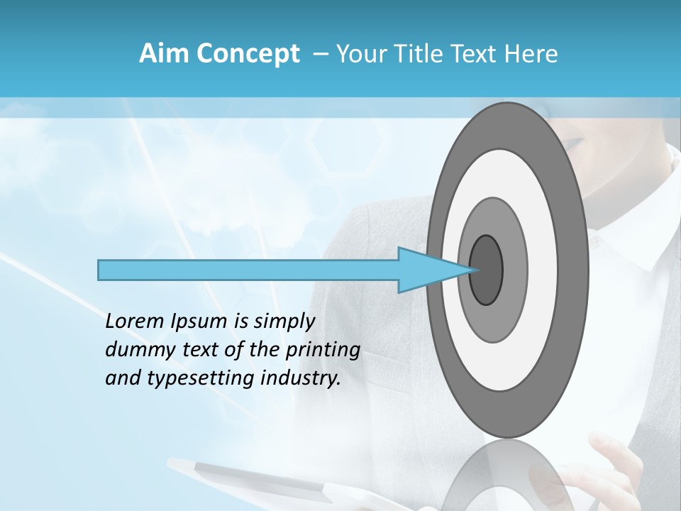 Technology Touchscreen Service PowerPoint Template