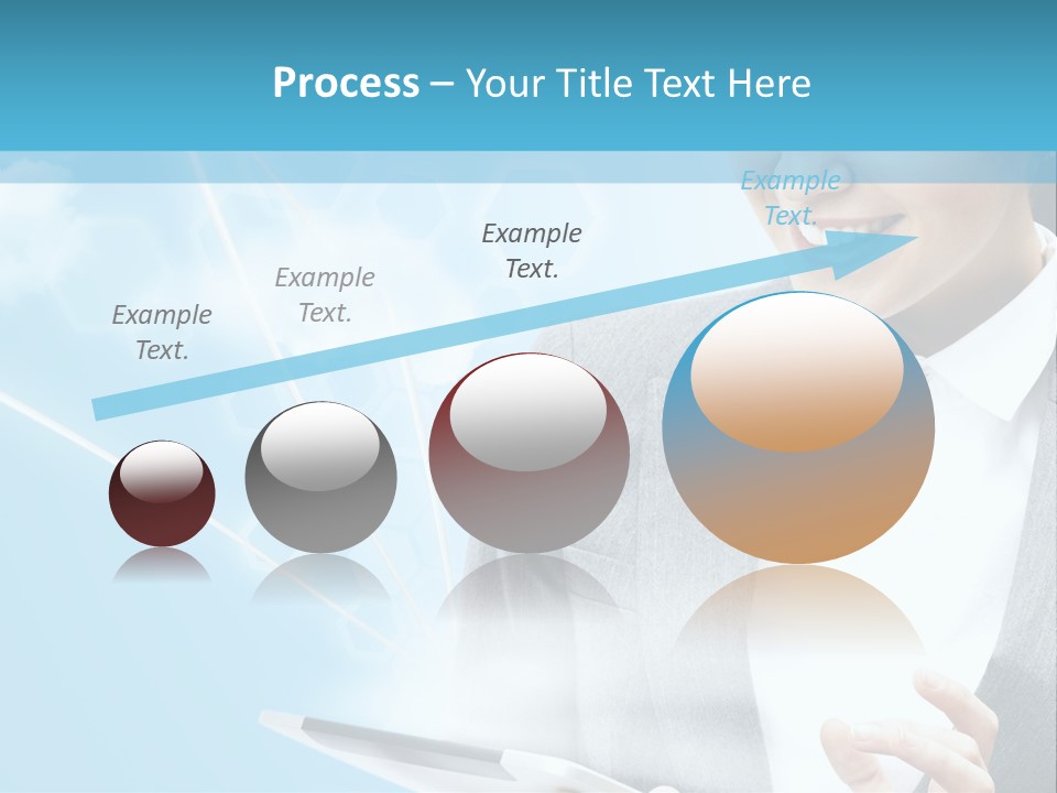 Technology Touchscreen Service PowerPoint Template
