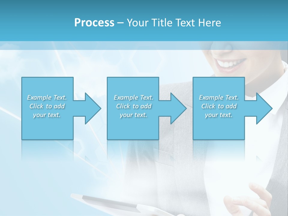 Technology Touchscreen Service PowerPoint Template