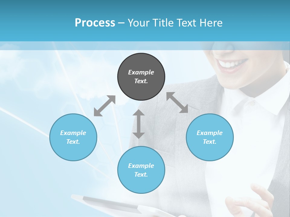 Technology Touchscreen Service PowerPoint Template