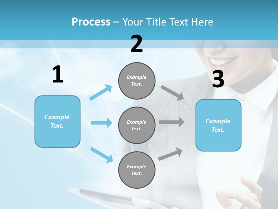 Technology Touchscreen Service PowerPoint Template
