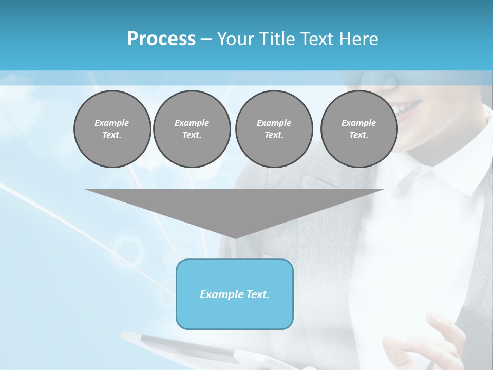 Technology Touchscreen Service PowerPoint Template