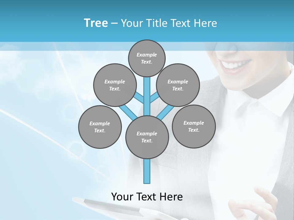 Technology Touchscreen Service PowerPoint Template