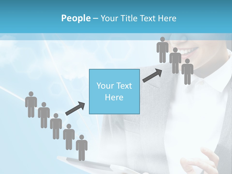 Technology Touchscreen Service PowerPoint Template
